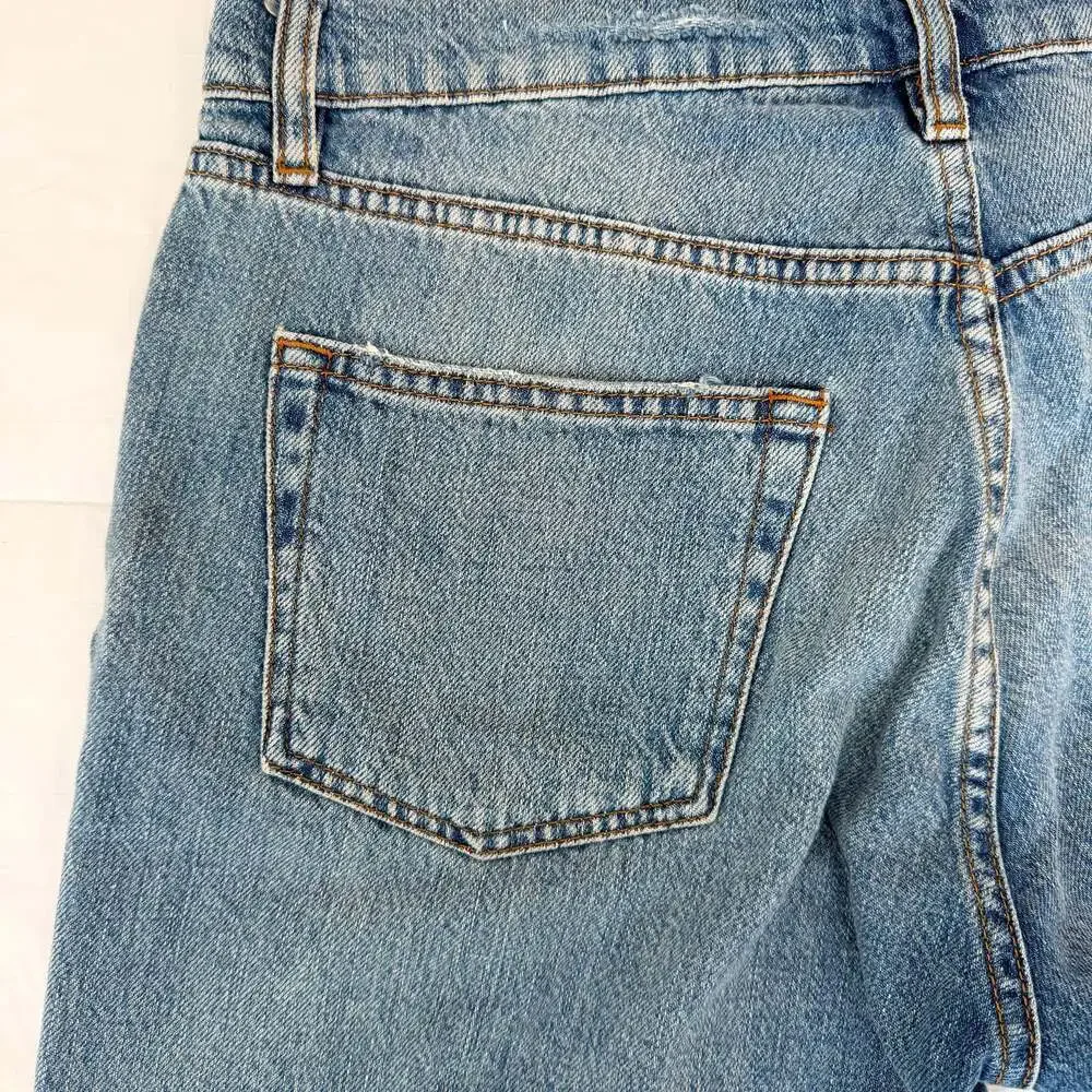 FRAME Iceberg Wash Relaxed Straight Leg Jeans Size 28 - Picture 3 of 10